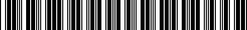 Barcode for 07119900531