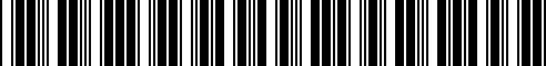 Barcode for 07119901049