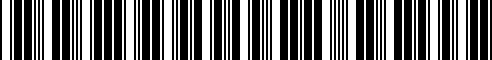 Barcode for 07119903008