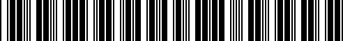 Barcode for 07119903070