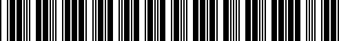 Barcode for 07129905003