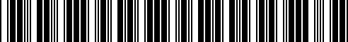 Barcode for 07147105813