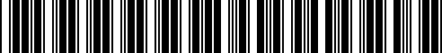 Barcode for 11118358615