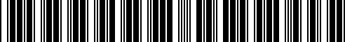 Barcode for 11121340838