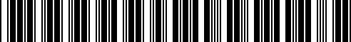 Barcode for 11121460463