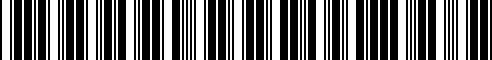 Barcode for 11257702433