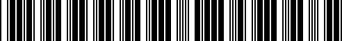 Barcode for 12112343133