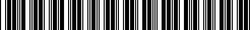 Barcode for 21217700514