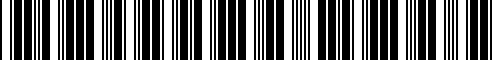 Barcode for 23112330133