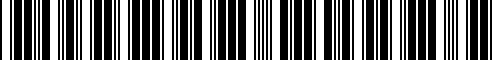 Barcode for 27712345813